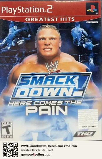 WWE Smackdown! Here Comes the Pain PlayStation 2, NTSC box front