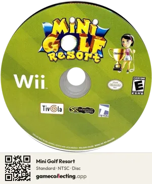Mini Golf Resort Nintendo Wii, NTSC disc
