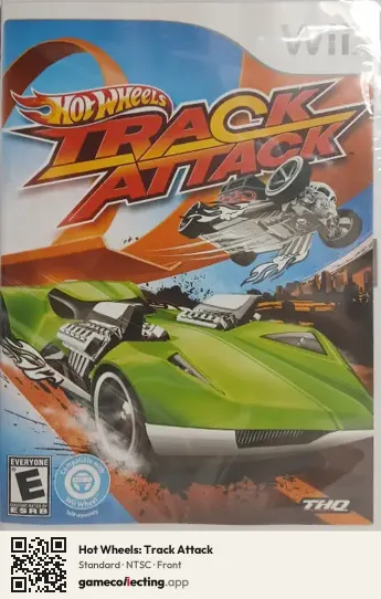 Hot Wheels: Track Attack Nintendo Wii, NTSC box front