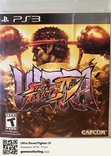 Ultra Street Fighter IV PlayStation 3, NTSC box front