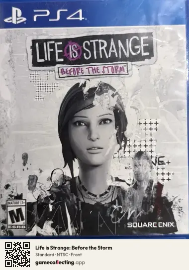 Life is Strange: Before the Storm PlayStation 4, NTSC box front