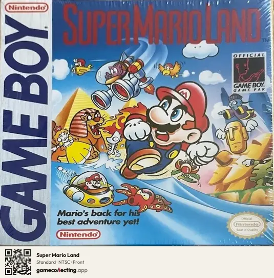 Super Mario Land Game Boy, NTSC box front