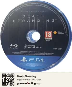 Death Stranding PlayStation 4, PAL disc