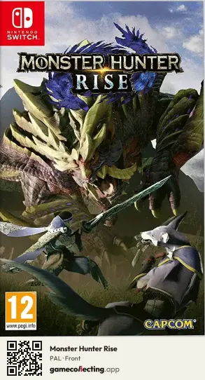 Monster Hunter Rise Nintendo Switch, PAL box front