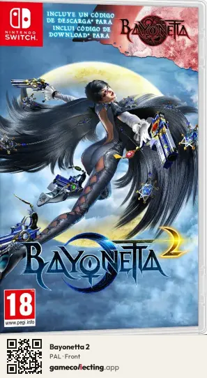 Bayonetta 2 Nintendo Switch, PAL box front