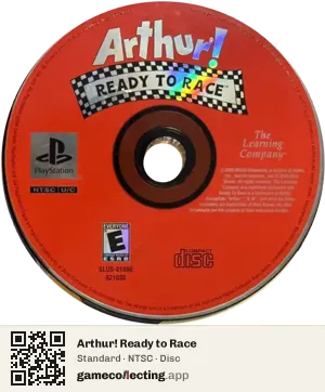 Arthur! Ready to Race PlayStation, NTSC disc