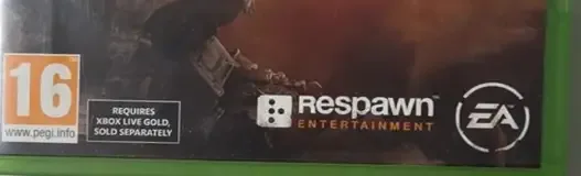Titanfall, the PEGI square on its front