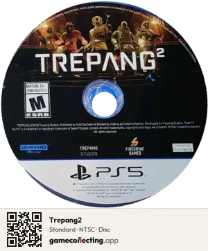 Trepang2 PlayStation 5, NTSC disc