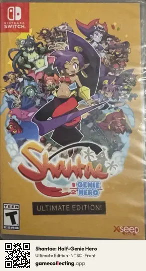Shantae: Half-Genie Hero Nintendo Switch, NTSC box front
