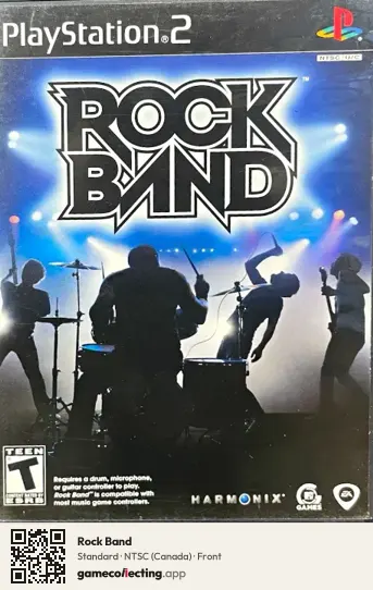 Rock Band PlayStation 2, Canada box front