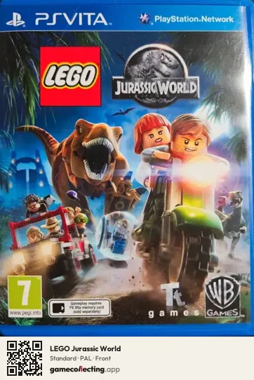 LEGO Jurassic World PlayStation Vita, PAL box front
