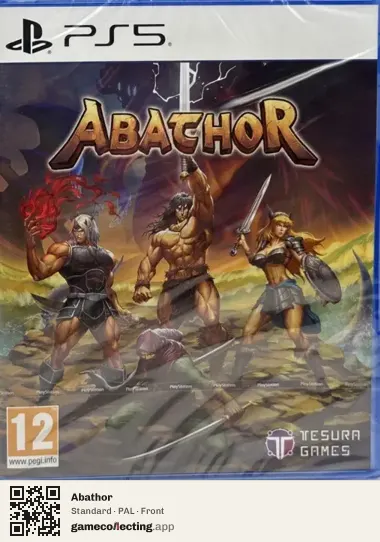 Abathor PlayStation 5, PAL box front
