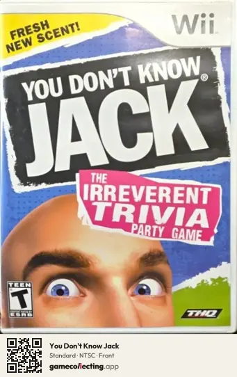 You Don't Know Jack Nintendo Wii, NTSC box front
