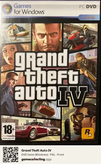 Grand Theft Auto IV Computer, PAL box front