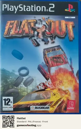FlatOut PlayStation 2, France box front