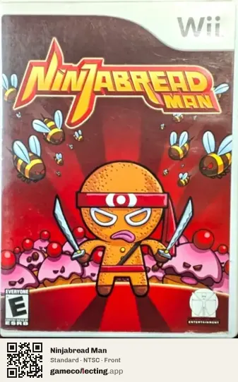Ninjabread Man Nintendo Wii, NTSC box front