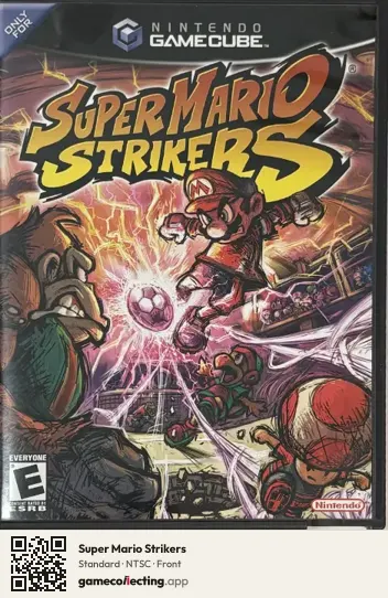 Super Mario Strikers Nintendo GameCube, NTSC box front