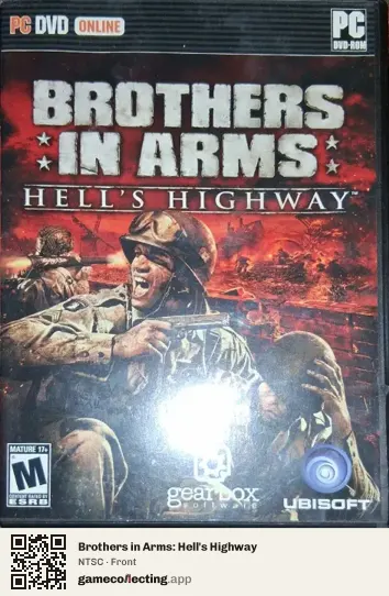 Brothers in Arms: Hell's Highway Computer, NTSC box front