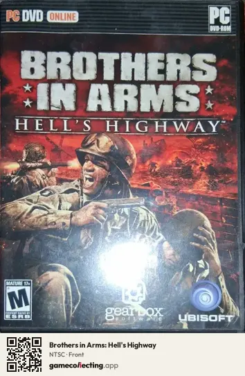 Brothers in Arms: Hell's Highway Computer, NTSC box front