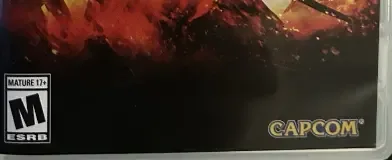Dragon's Dogma: Dark Arisen, the ESRB box on its front