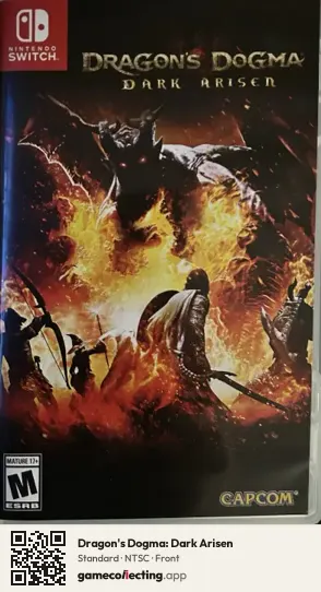 Dragon's Dogma: Dark Arisen Nintendo Switch, NTSC box front
