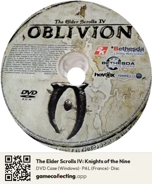 The Elder Scrolls IV: Knights of the Nine Computer, PAL disc