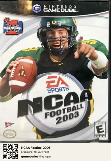 NCAA Football 2003 Nintendo GameCube, NTSC box front