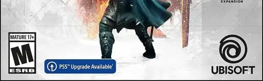 Assassin's Creed Valhalla, the ESRB box on its front