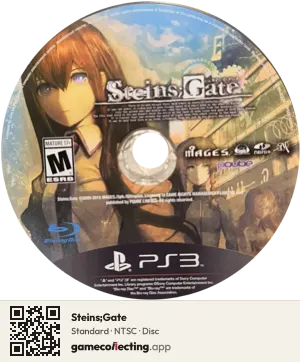 Steins;Gate PlayStation 3, NTSC disc