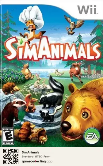 SimAnimals Nintendo Wii, NTSC box front