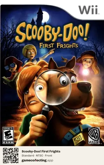 Scooby-Doo! First Frights Nintendo Wii, NTSC box front