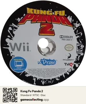 Kung Fu Panda 2 Nintendo Wii, NTSC disc