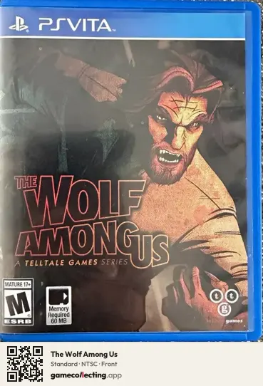 The Wolf Among Us PlayStation Vita, NTSC box front