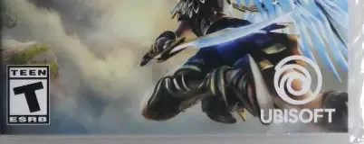 Immortals Fenyx Rising, the ESRB box on its front