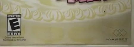Cake Mania: In the Mix!, the ESRB box on its front