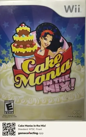 Cake Mania: In the Mix! Nintendo Wii, NTSC box front