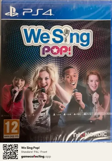 We Sing Pop! PlayStation 4, PAL box front