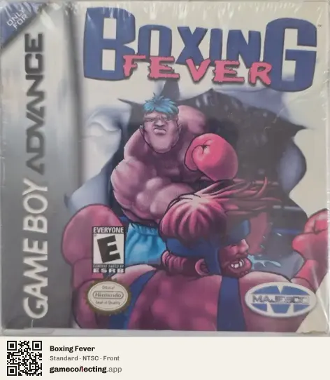 Boxing Fever Game Boy Advance, NTSC box front