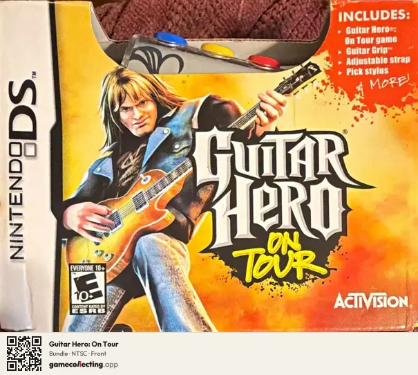 Guitar Hero: On Tour Nintendo DS, NTSC box front