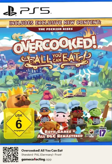 Overcooked! All You Can Eat PlayStation 5, Germany box front