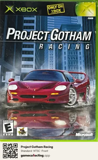 Project Gotham Racing Xbox, NTSC box front