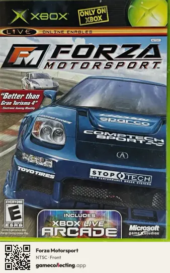 Forza Motorsport Xbox, NTSC box front