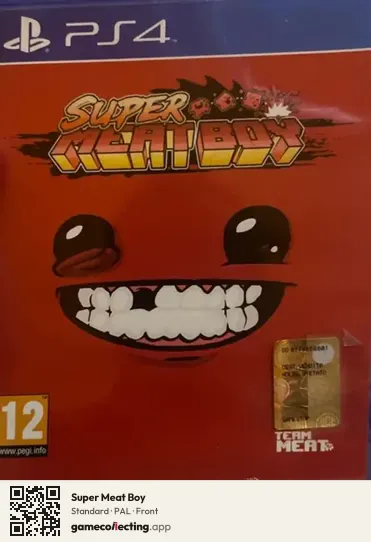 Super Meat Boy PlayStation 4, PAL box front