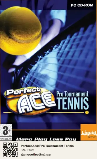 Perfect Ace: Pro Tournament Tennis Computer, PAL box front