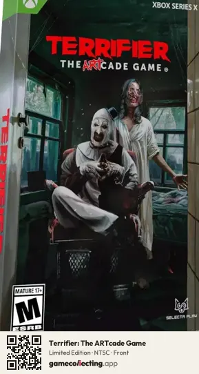 Terrifier: The ARTcade Game Xbox Series X, NTSC box front