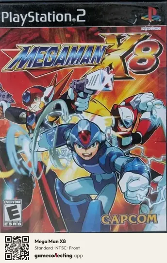 Mega Man X8 PlayStation 2, NTSC box front