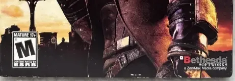 Fallout: New Vegas, the ESRB box on its front