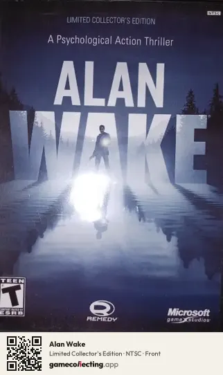 Alan Wake Xbox 360, NTSC box front