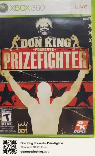 Don King Presents: Prizefighter Xbox 360, NTSC box front