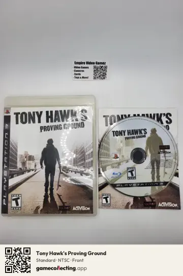 Tony Hawk's Proving Ground PlayStation 3, NTSC box front